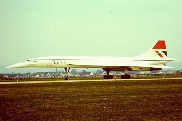 IAm-19-Marz-1981-die-British-Concorde-in-Graz-Thalerhof