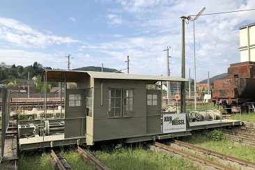 Die Schiebebühne erstrahlt in neuem Glanz.