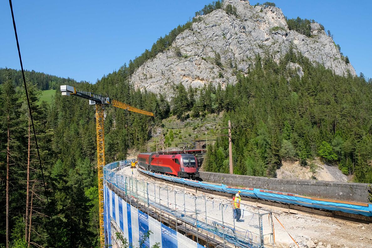 Sanierungsmaßnahmen an der Semmeringbahn